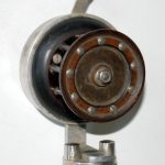 Antique-spinning-reel-side-caster-english