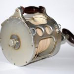 Fin-Nor-1st Model-anjtique-vintage-fishing-reel-15-0-Big Drum-Double Handle-Direct Drive