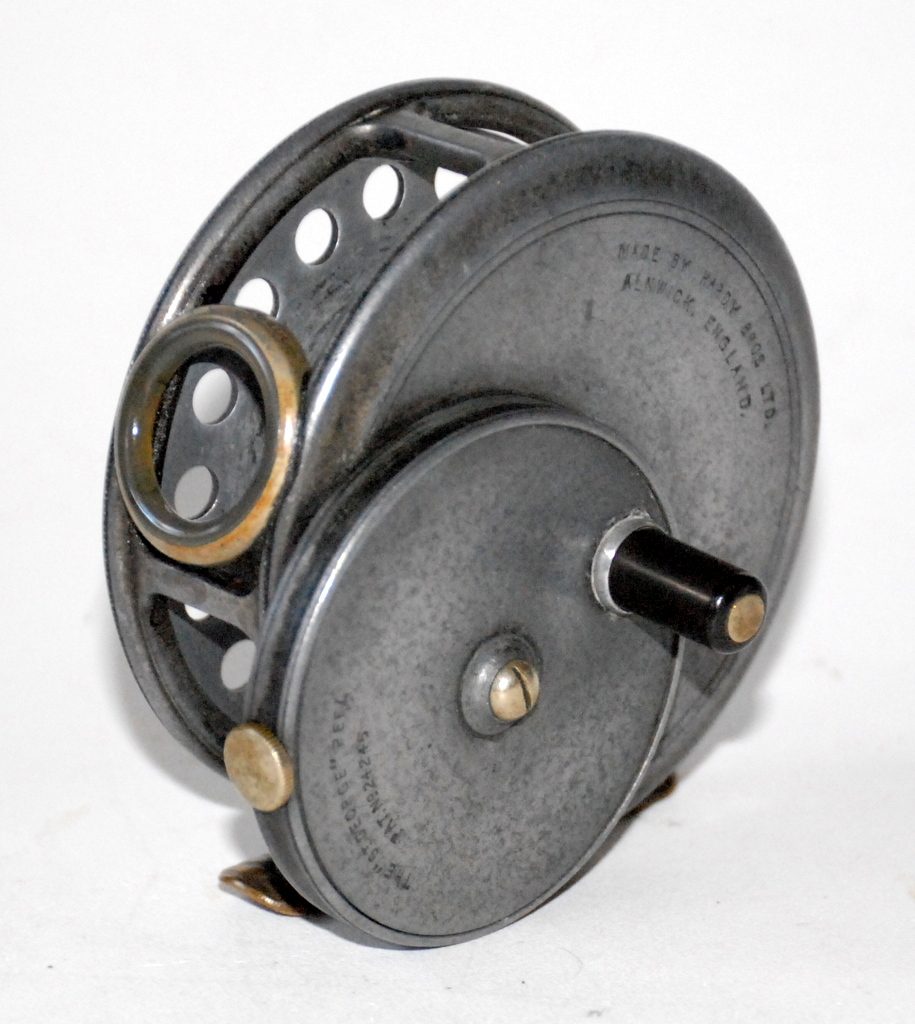3/8ths" ^ Hardy A1 vintage hardy alnwick st george 3 screw  trout fly fishing reel 3 
